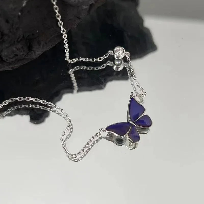 Mood Glow Butterfly Pendant