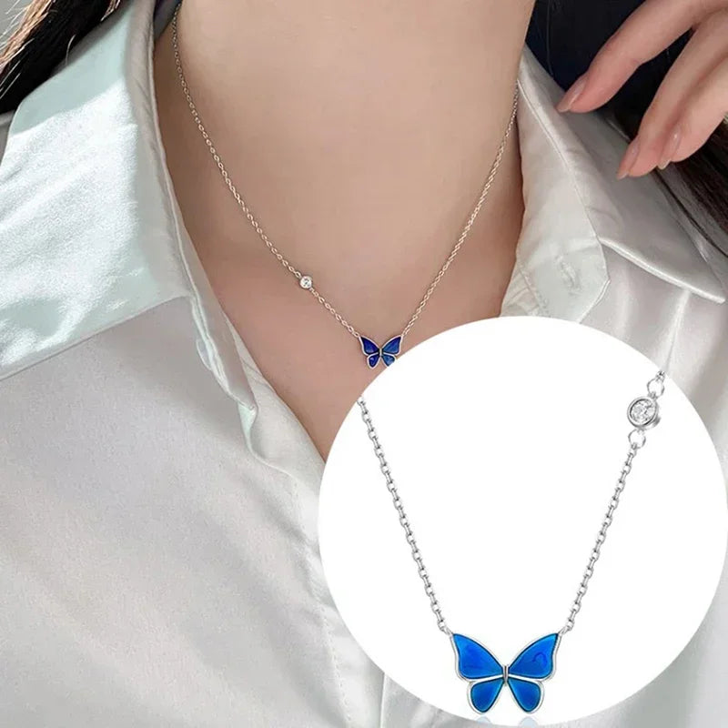 Mood Glow Butterfly Pendant